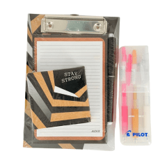 Set Escritorio 4 Bolig + Portapapel 14X20.5Cm+Taco 8X8Cm