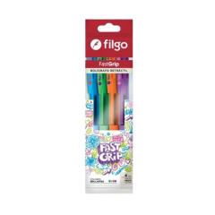 Lapiz Pasta 1.0 04Un Retractil Col Brillantes Fast Grip