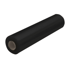 Stretchfilm Rollo Rollo 2Kg Bruto Man Negro 20Mic X 500Mm