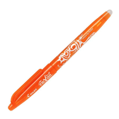Lapiz Gel Borrable 0.7 Naranjo