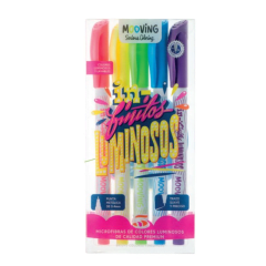 Set 05 Tiralineas de Colores Luminosos Mooving