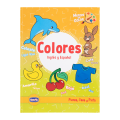 Libro para Colorear 50Pag Aprendo Ingles Y Espa¤ol