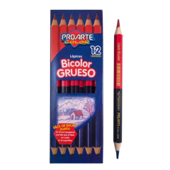 Pack 12 Lapiz Bicolor Jumbo Proarte