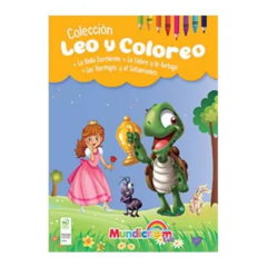 Libro De 3 Cuento Leo y Coloreo La Bella/LaLiebre/LasHormigas