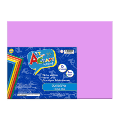 10un Goma Eva Lisa 40x60cm Lila Art&Craft