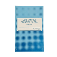Libro Manifold 50Hj Triplicado Foliado