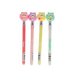 Lapiz Gel Borrable 0.7 Diseño Meow Power Wero