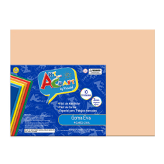 10un Goma Eva Lisa 40x60cm Piel Art&Craft