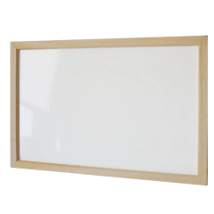 Pizarra Blanca Mural 45X60Cm Marco Madera