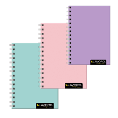 Cuaderno Pocket (Libreta) Doble Espiral 5Mm 100Hjs 10.5X1.5X15Cm