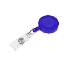 Clips Portacredencial Retractil Azul