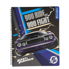 Cuaderno Universitario Mat 7mm 100Hjs Rapido&Furioso Rhein