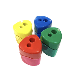 Sacapunta Doble Plastico Triangular Fultons