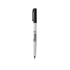 Marcador Punta Ultra Fina Multiuso Negro