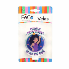 Vela Cumpleaños Con Todo Si no Pa Que