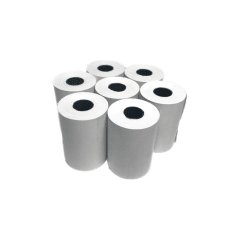 10 Rollo Papel Termico 57Mm X 16M Color Blanco