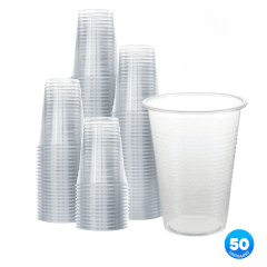 Set 50Un Vaso Plastico 500cc BKN