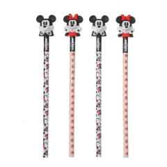 Lapiz Con Goma 2D Mickey-Minnie Wero