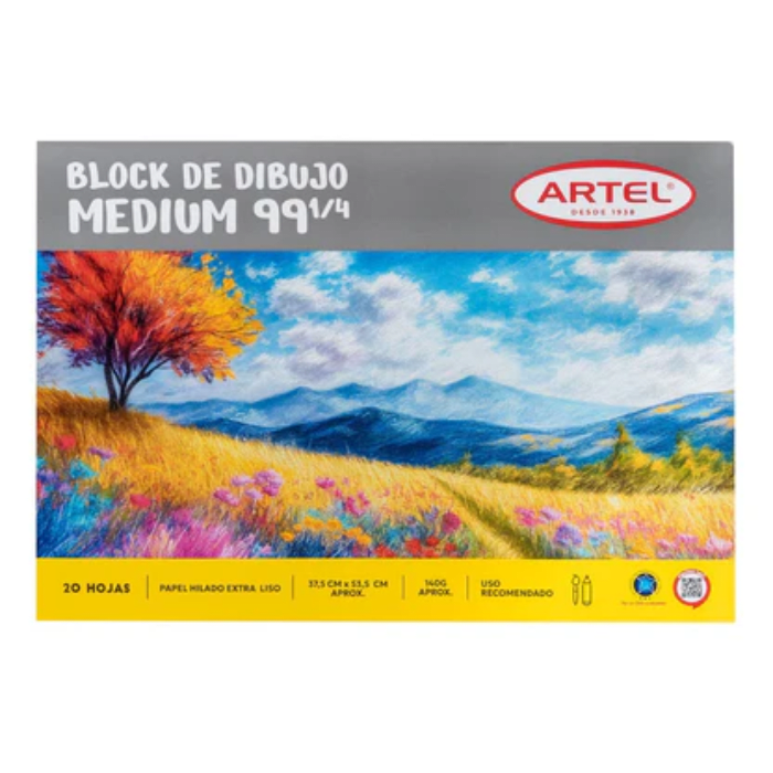 Block Dibujo 1/4 Gigante Nro 99 140Grs 20Hj2
