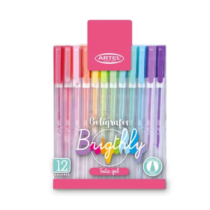 Lapiz Gel 1.0 Luminosos 12Un1