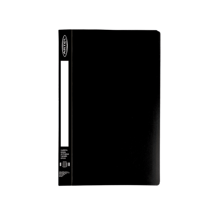 Carpeta Con Fundas 40Un Oficio Negro1