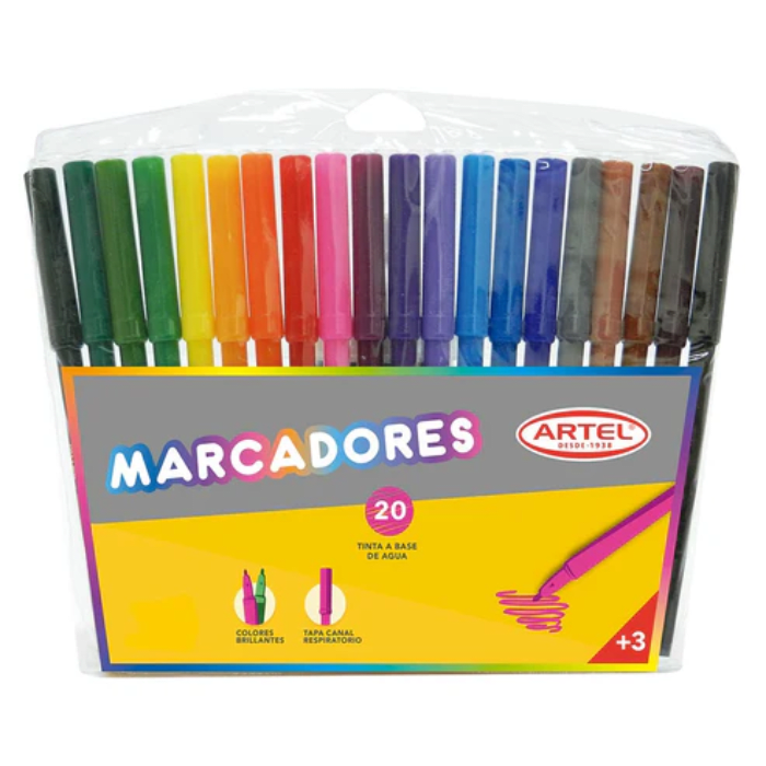 Lapiz Scripto 20 Colores Artel1