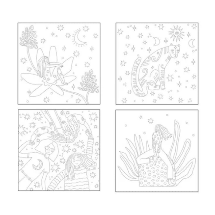 Libro para Colorear 250Gr 22x22Cm Mysticus1