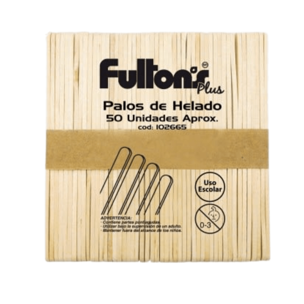 Palito de Helado Delgado 50Un Fultons1