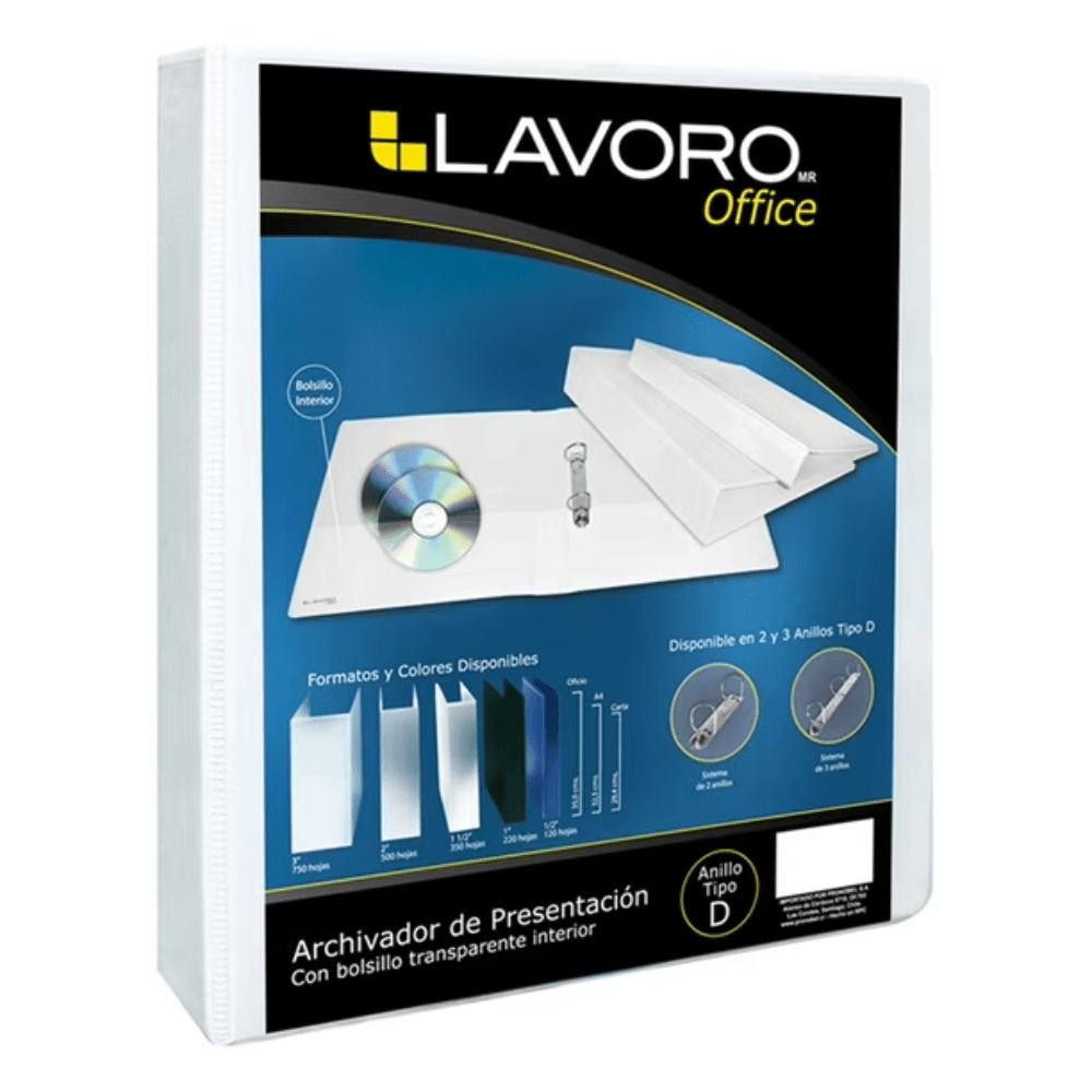 Archivador Carta Blanco 2