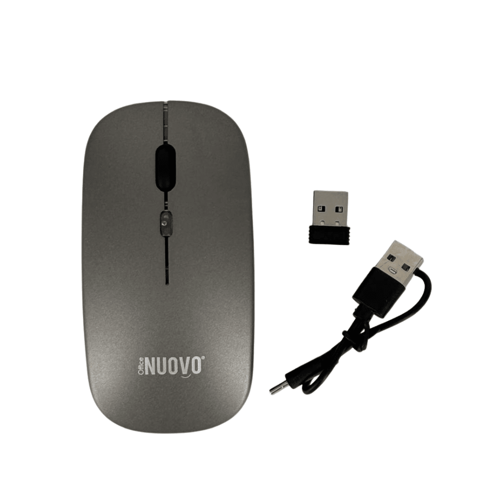 Mouse Inalambrico Gris Nuovo1