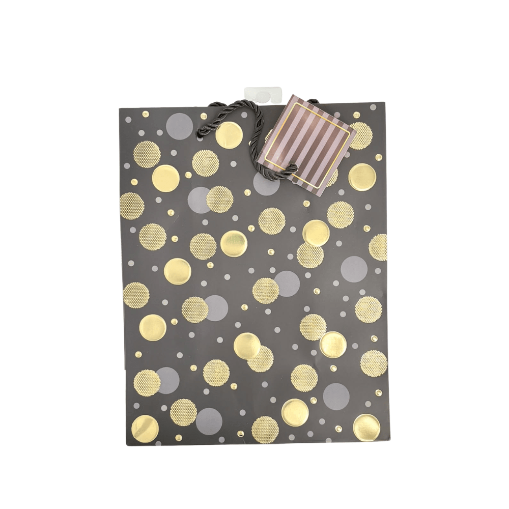 Bolsa Regalo Mediana 18x23 Golden Circulo Feco3