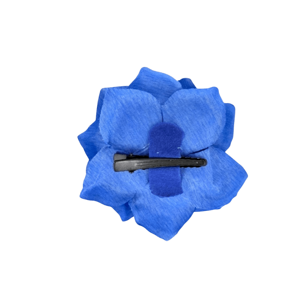 Pinche Rosa Gamuza 7,5Cm Azul Rey feco1