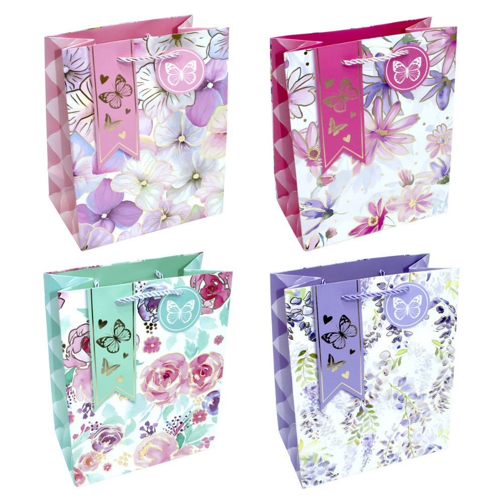 Bolsa Regalo Grande 26x32 Floreado Feco1