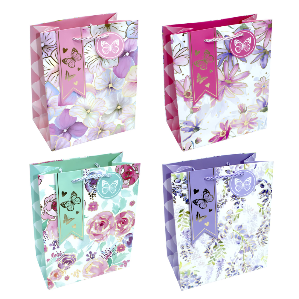 Bolsa Regalo Jumbo 30x40 Floreado Feco1