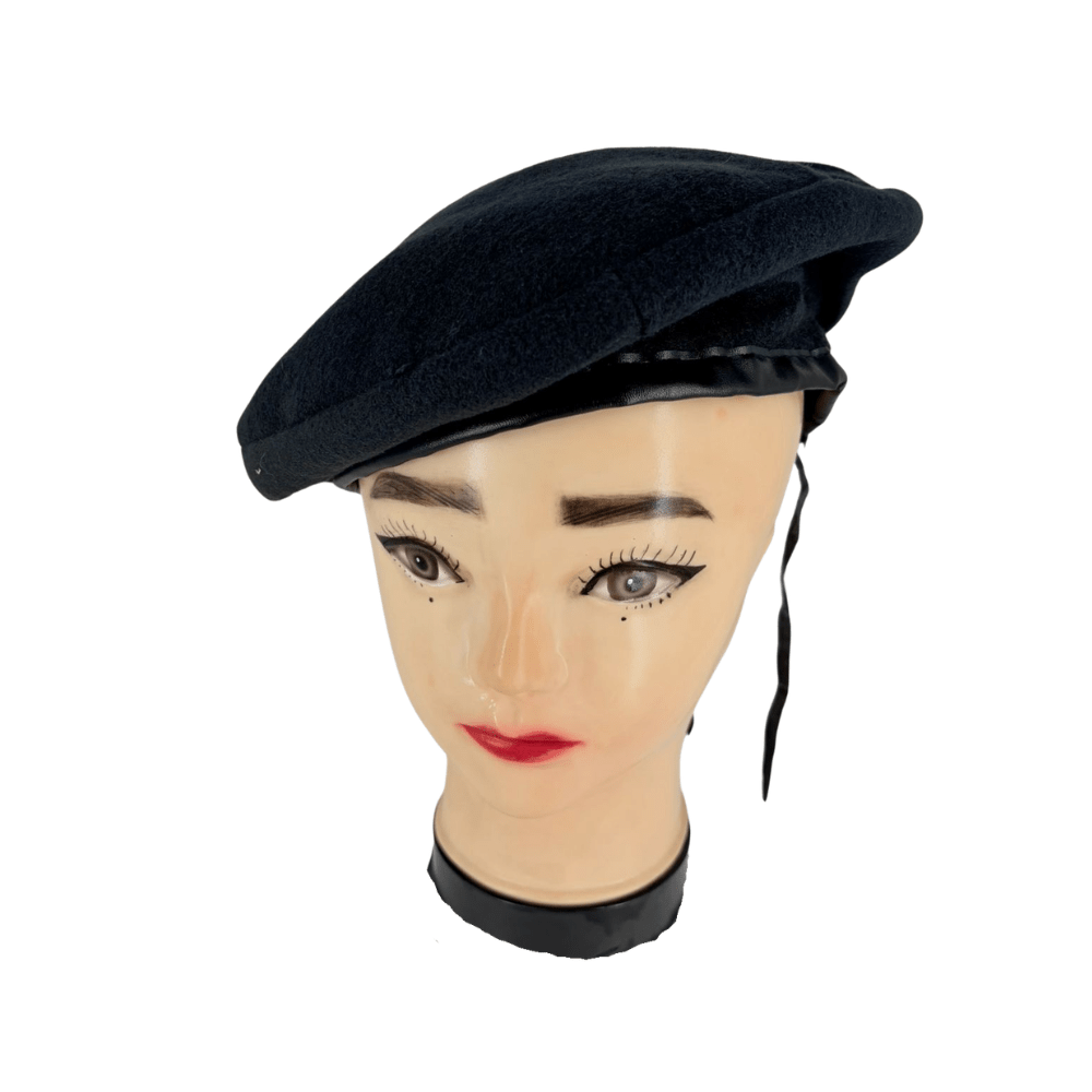 Gorro Boina Adaptable Negro Feco2