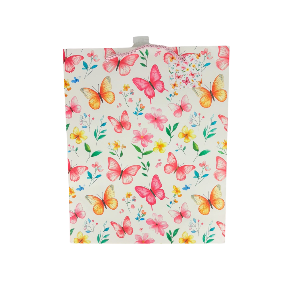 Pack 12 Bolsa de Regalo 26x32 Mariposas Feco3