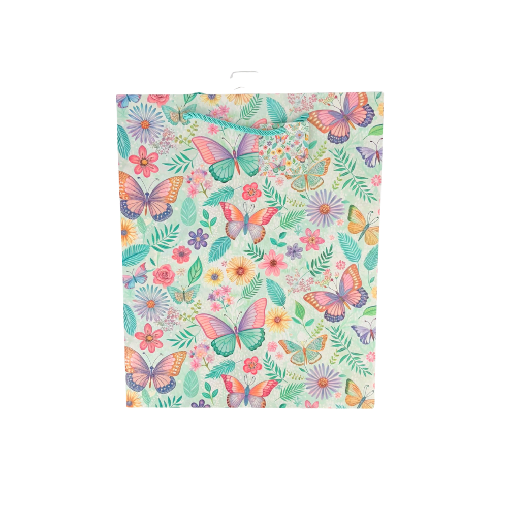 Pack 12 Bolsa de Regalo 26x32 Mariposas Feco4