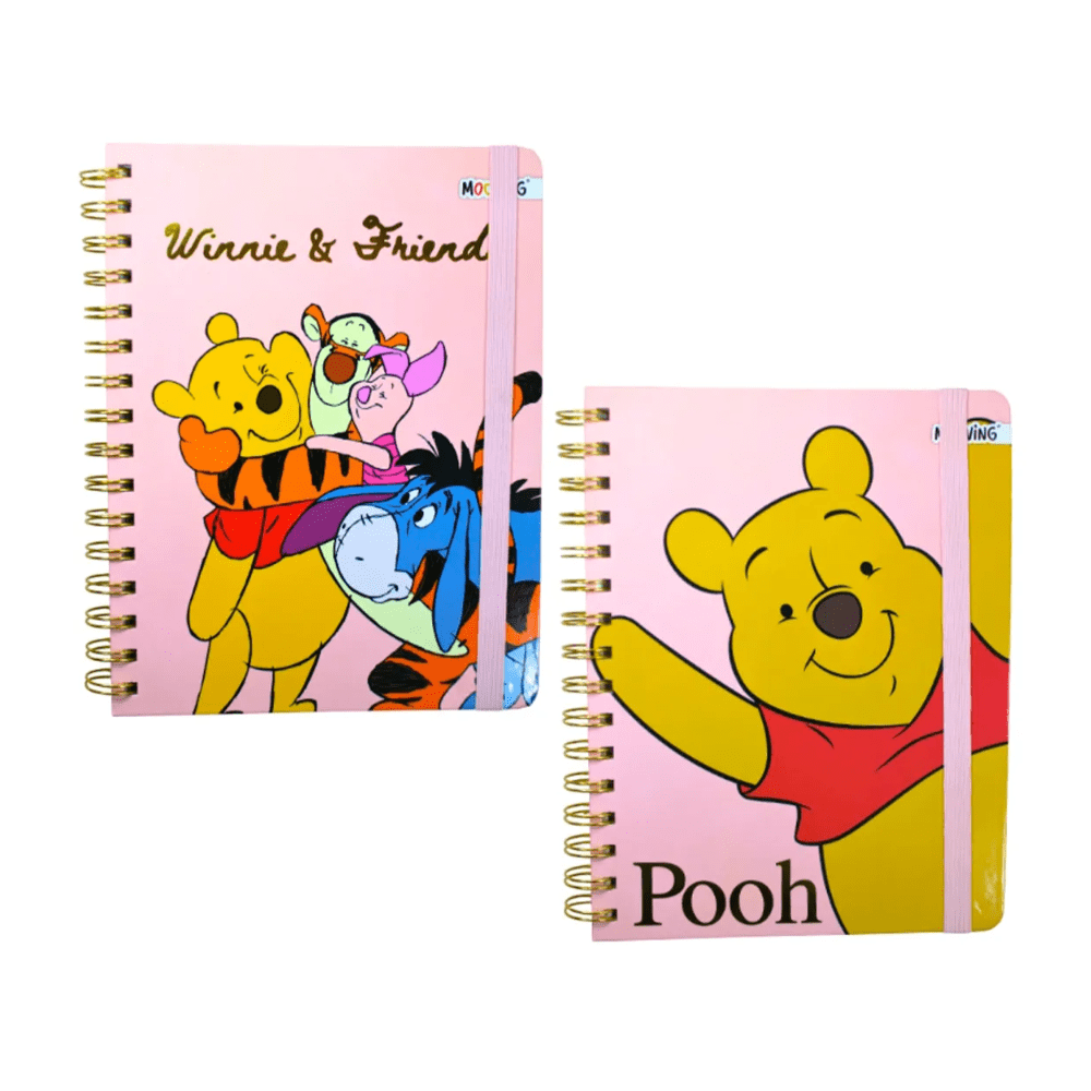 Libreta Espiral Winnie The Pooh 96Hjs Lineal A5 Mooving1