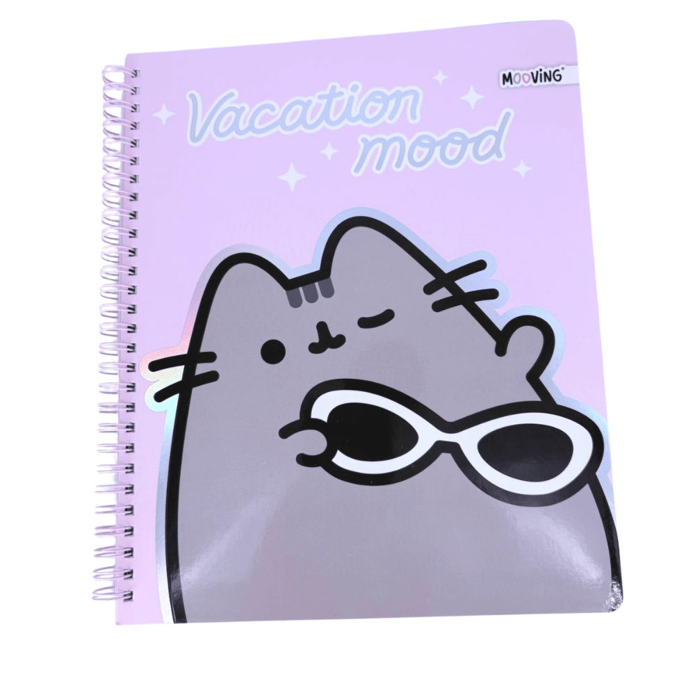 Cuaderno Universitario Mat 7Mm 100 Hjs Pusheen Mooving3