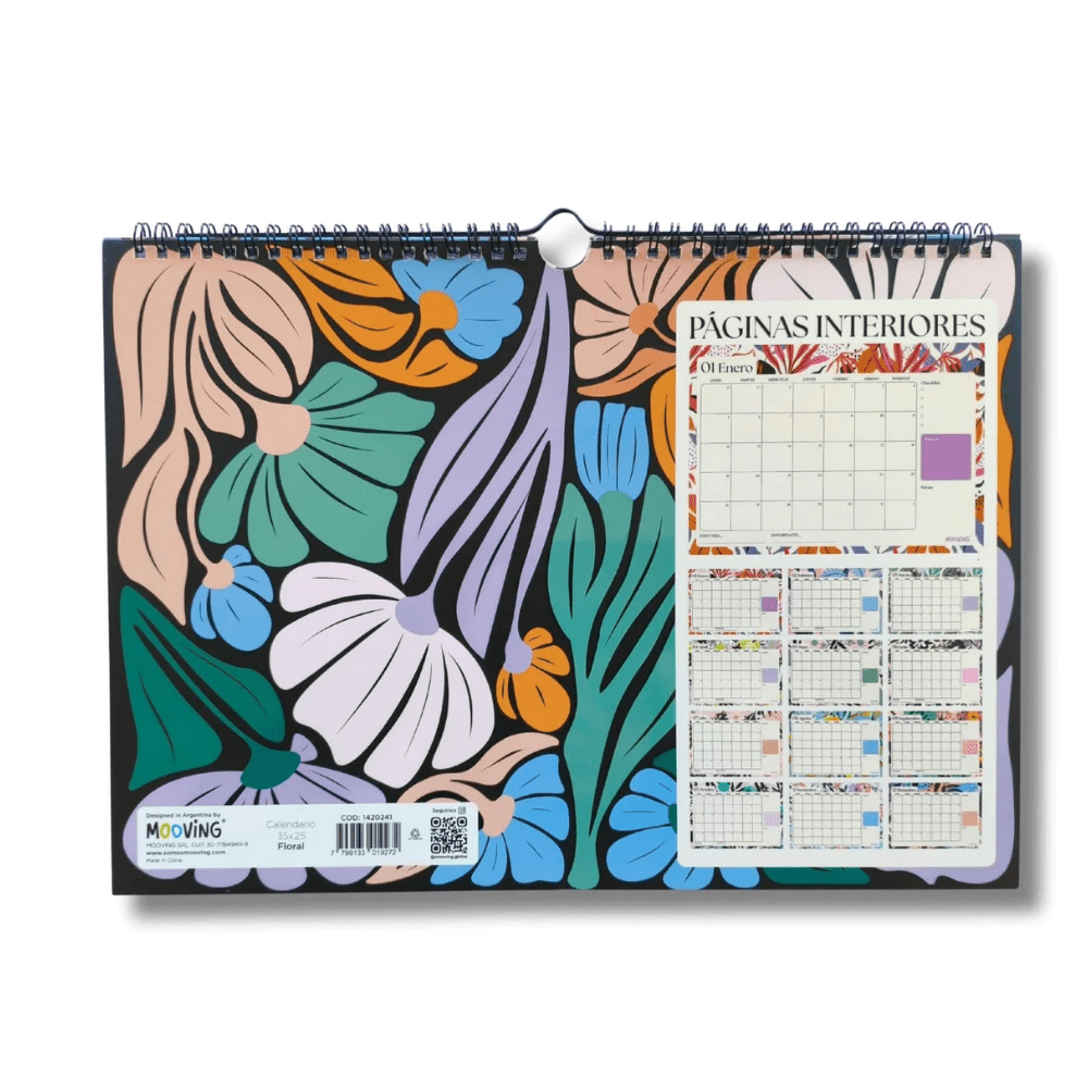 Calendario Floral 35x25 Mooving2