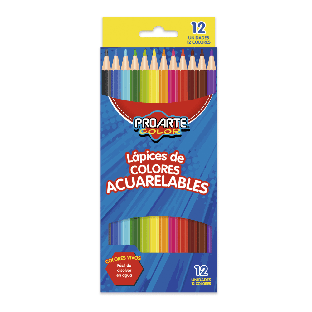 Lapiz Color 12 Un Acuarelables Proarte1