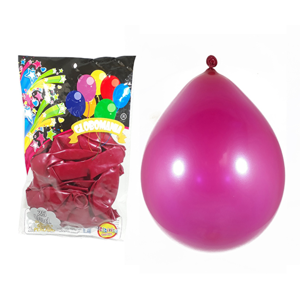 Globo N9 Perlado 25Un4