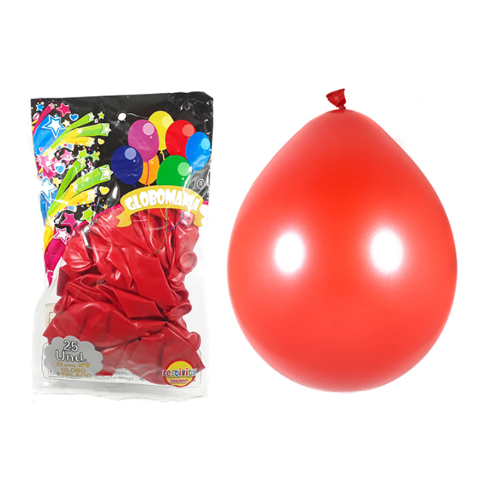Globo N9 Perlado 25Un2