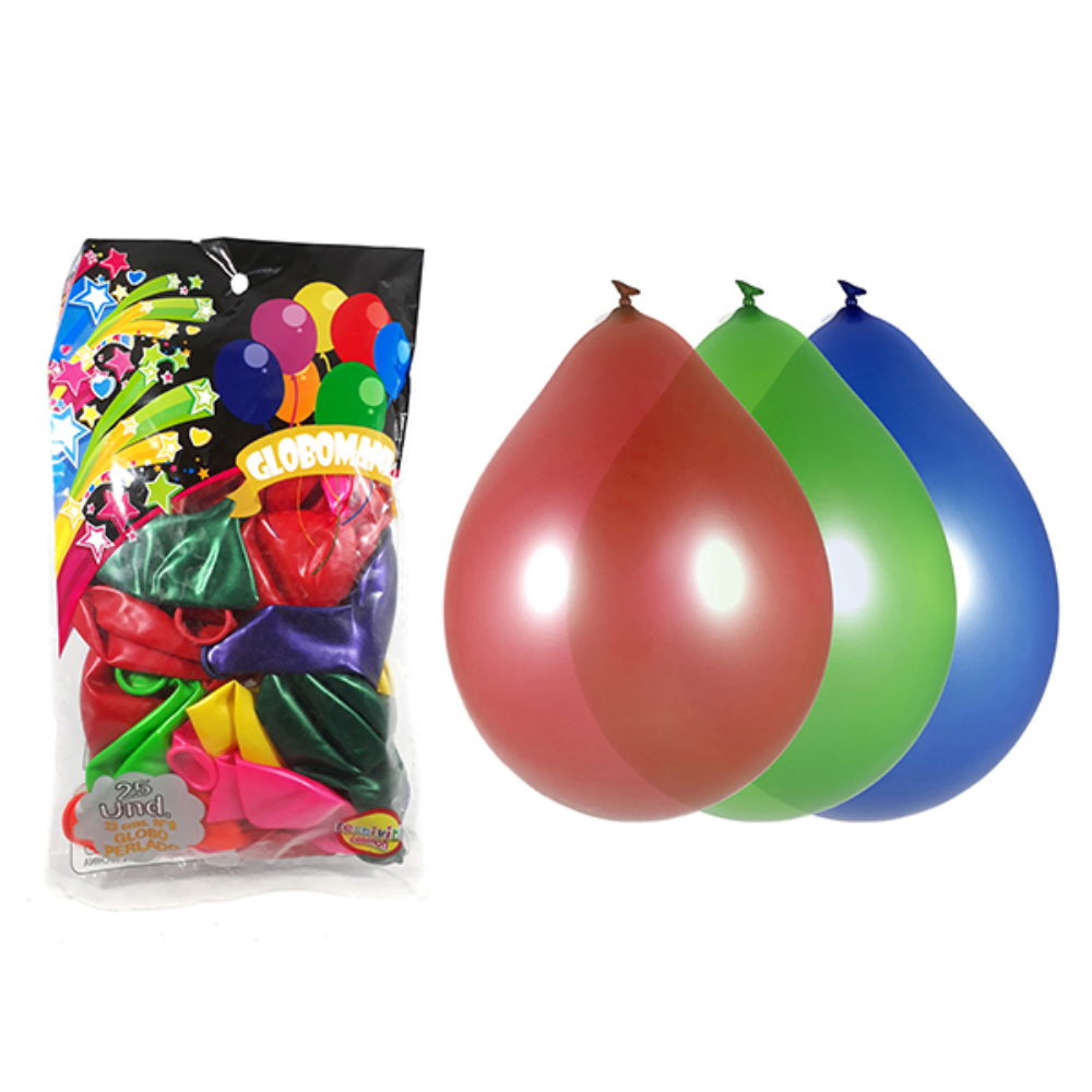 Globo N9 Perlado 25Un6