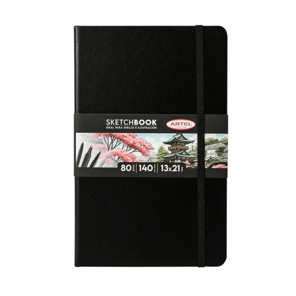 Sketchbook 13x21 Negro 80HJ 140Grs Artel1