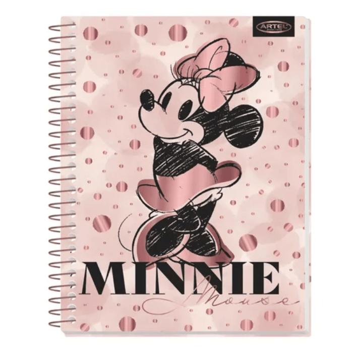 Cuaderno Triple Carta Mat 7mm 150Hj Minnie Gold Rose2