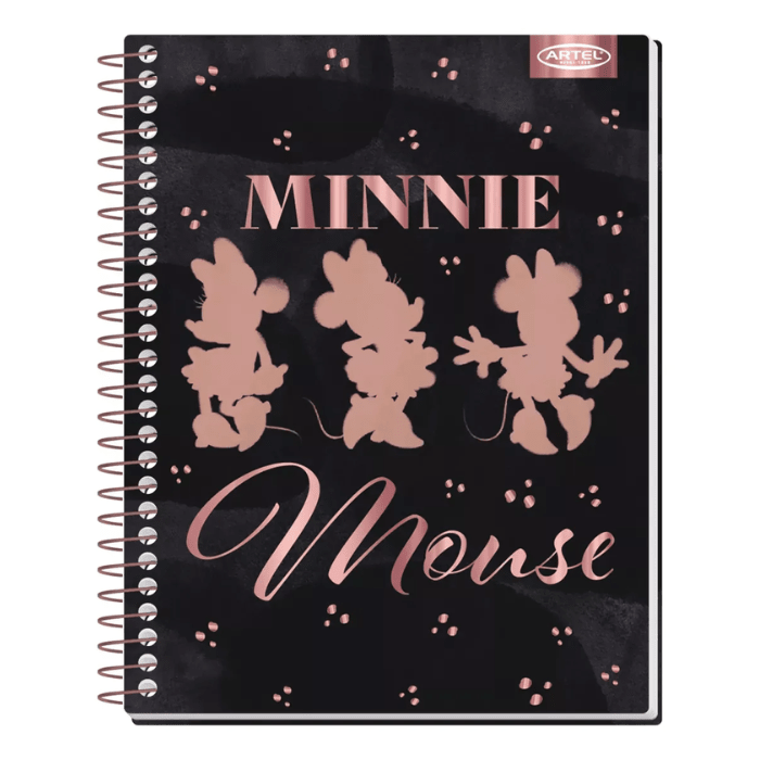 Cuaderno Triple Carta Mat 7mm 150Hj Minnie Gold Rose4