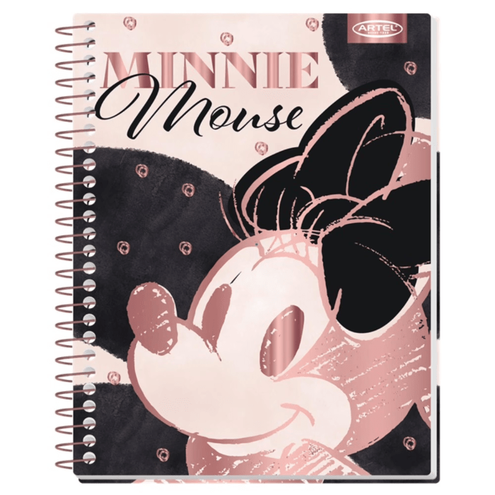 Cuaderno Triple Carta Mat 7mm 150Hj Minnie Gold Rose1