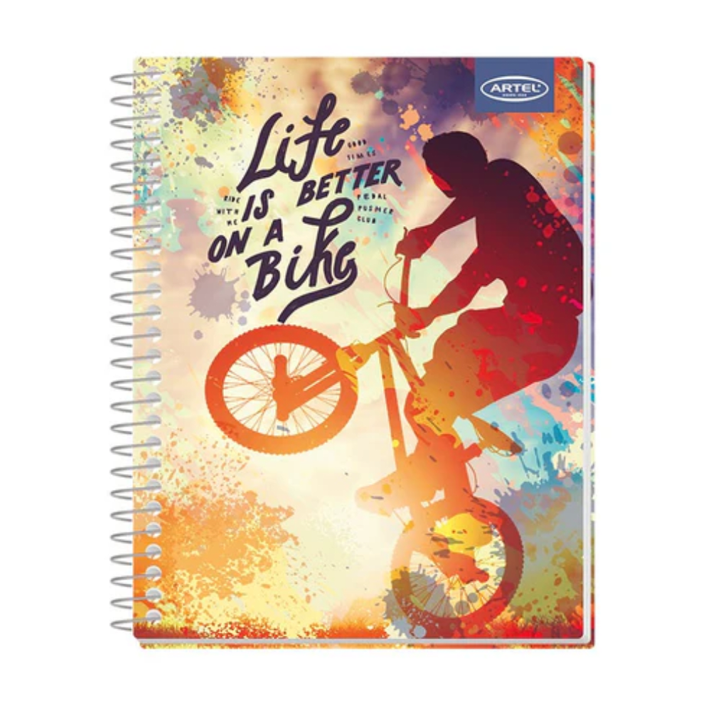 Cuaderno Triple Carta Mat 7mm 120Hjs Sport Artel1