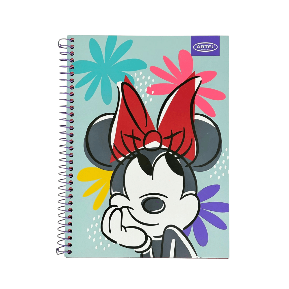 Cuaderno Triple Carta Mat 7mm 120Hjs Minnie Artel3
